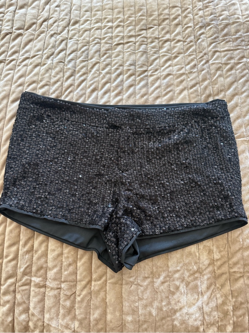 superdown Black Sequin Women's Shorts